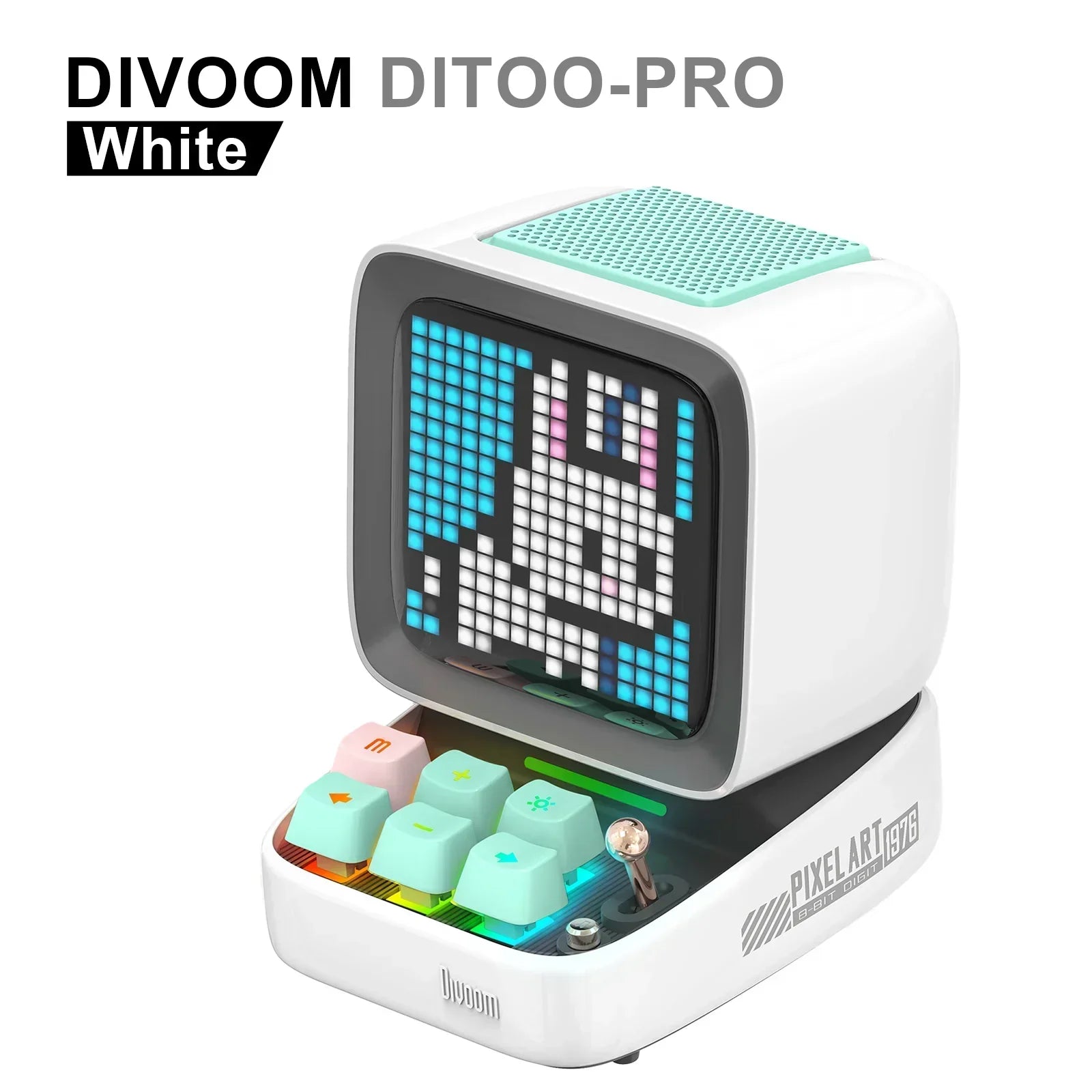 DecorBites™ Ditoo-Pro Retro Pixel Mini Speaker Pink