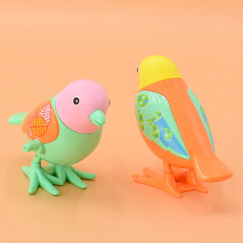 Wind-Up Jumping Magpie Toy | Clockwork Bird Puzzle Gift