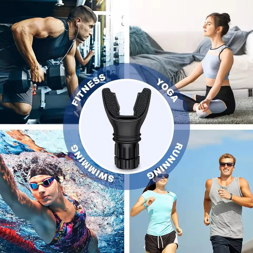 Breathing Trainer Lung Flexer | Durable Fitness Exerciser for Increased Lung Capacity