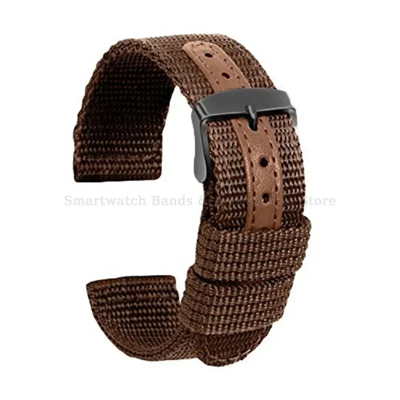 Ticwatch Nylon and Leather Band Eco-Friendly Stylish Design