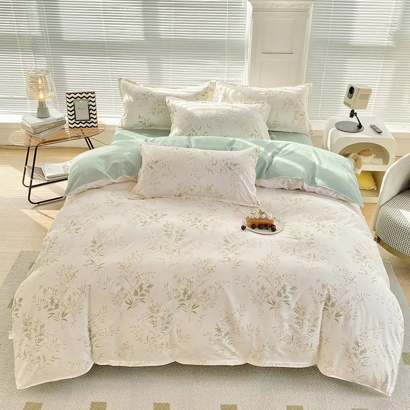 DecorBites™ Cute Pattern Duvet Cover | Super Soft Comforter Cover for Single/Double Bed