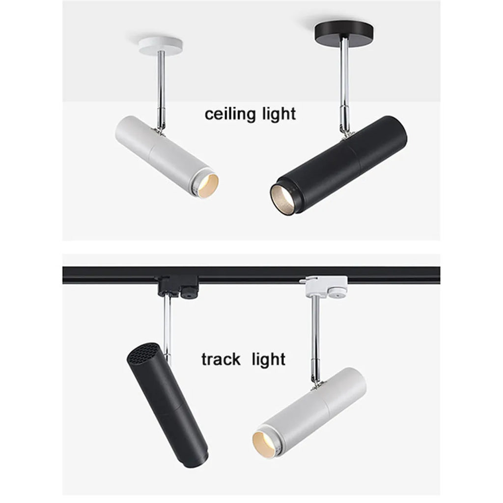 DecorBites™ Adjustable Focus LED Track Lights for Commercial Spaces