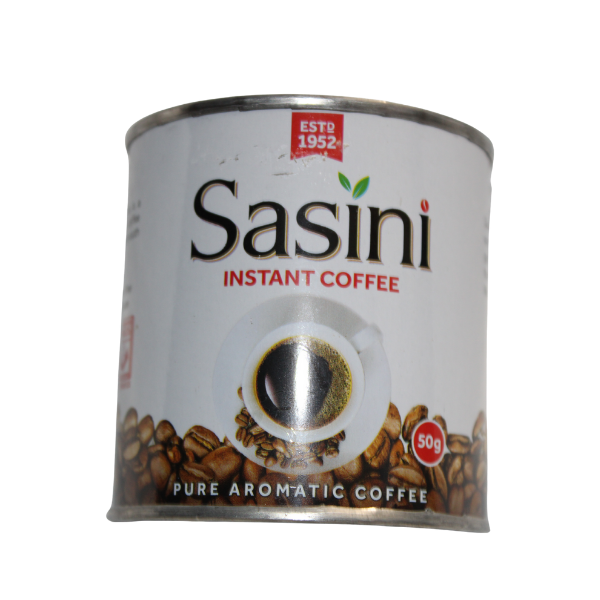Sasini Instant Coffee 50g front label display