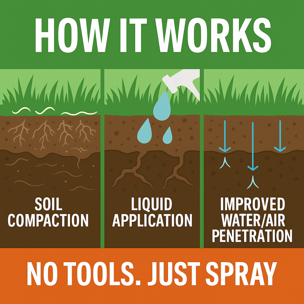Soft Soil Liquid Soil Aerator & Lawn Treatment