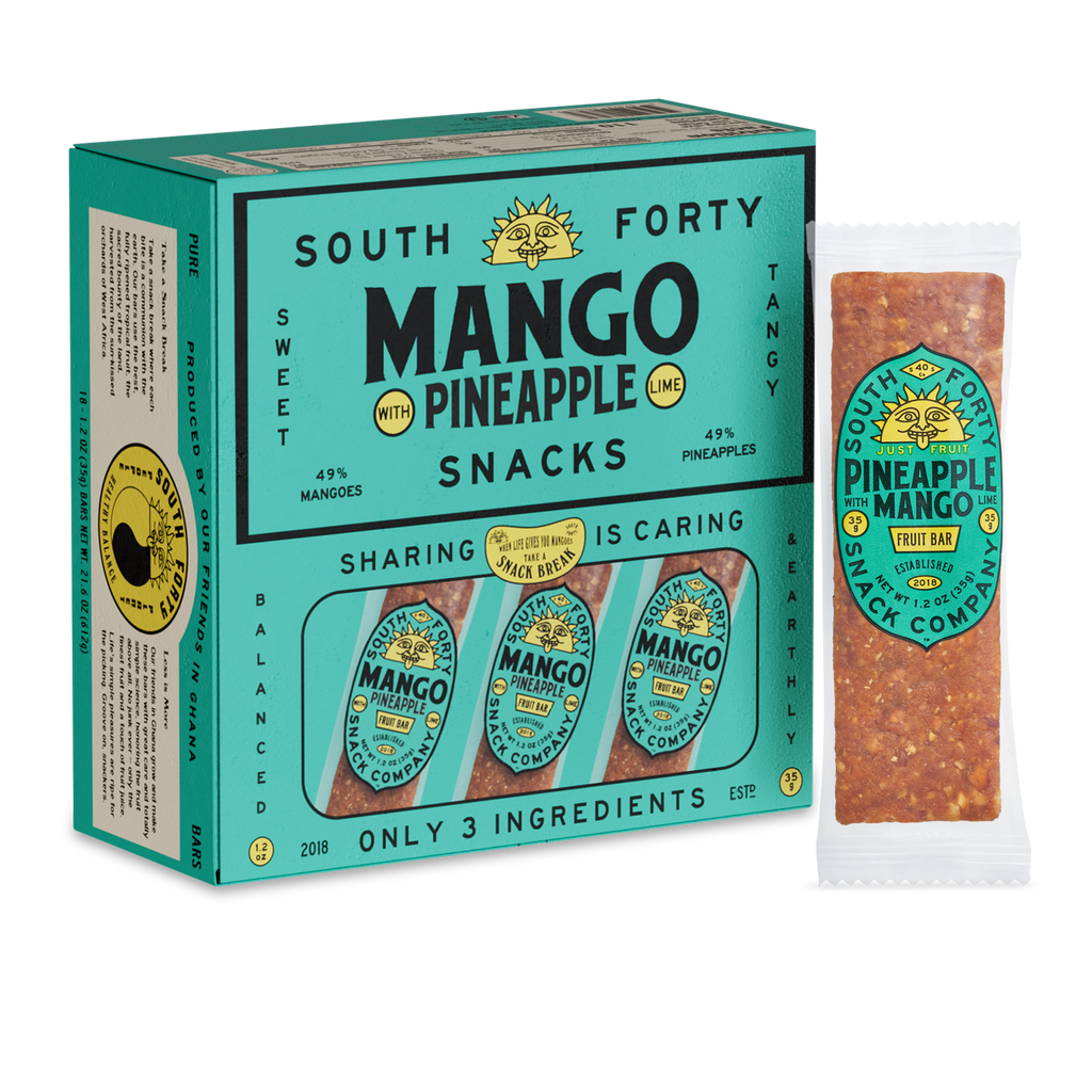 Mango Pineapple Lime Fruit Bars 18-Pack