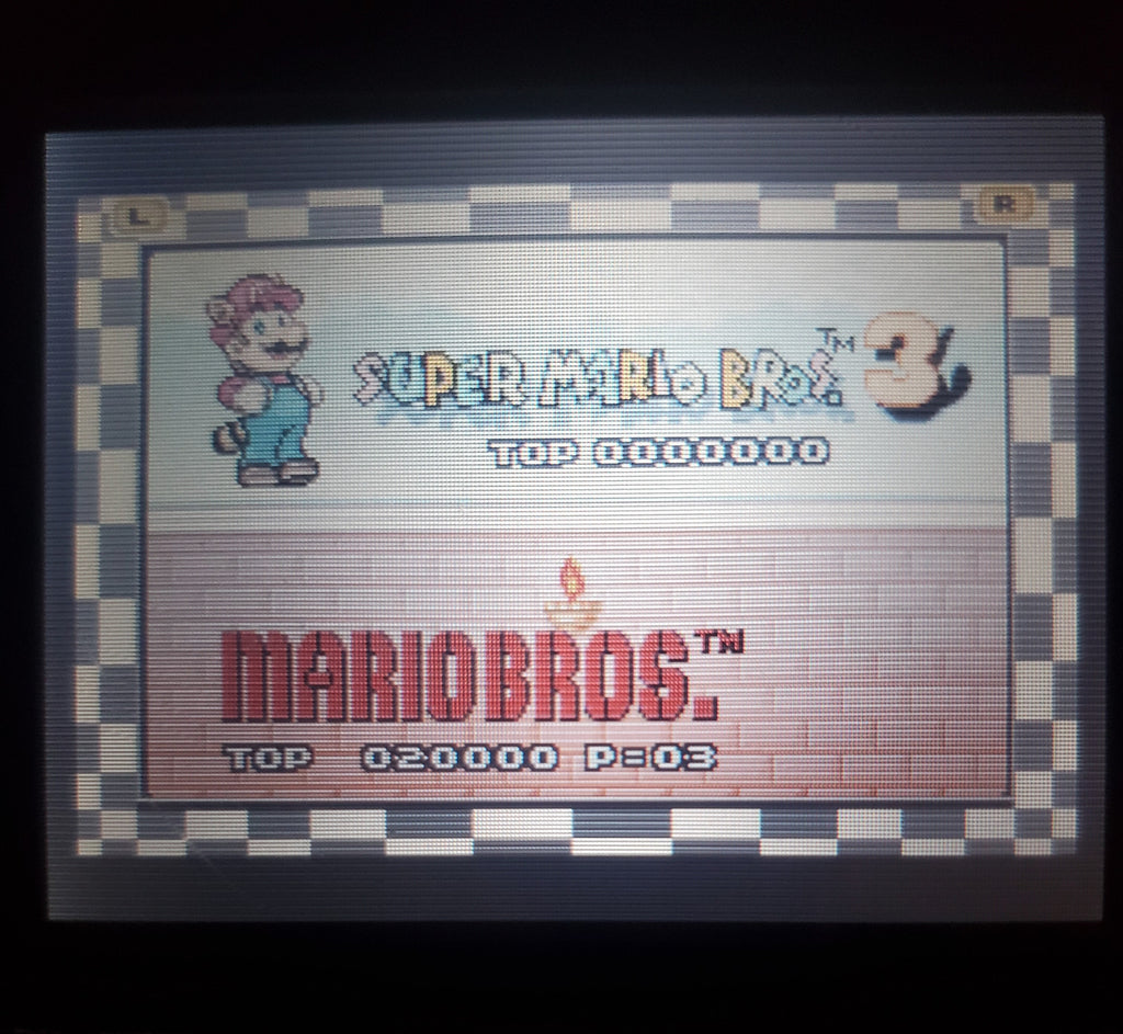 Super Mario Bros 3 and E-Reader Levels GBA Video Game Boy Advance