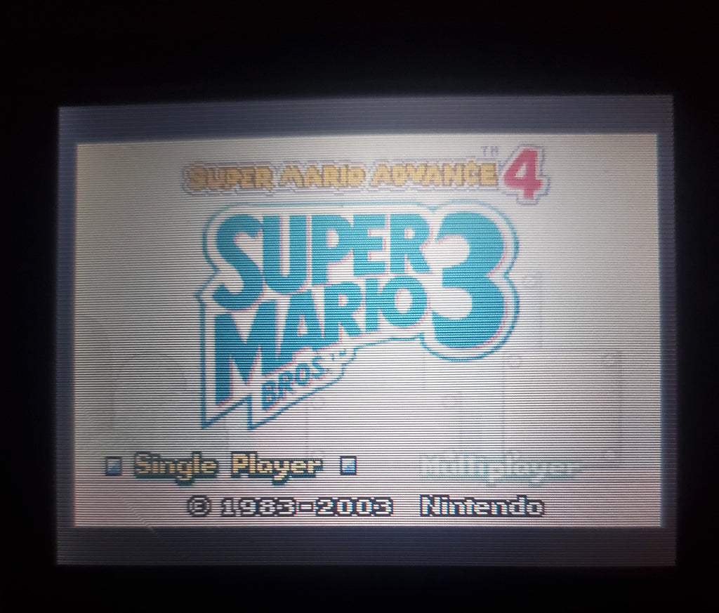 Super Mario Bros 3 and E-Reader Levels GBA Video Game Boy Advance
