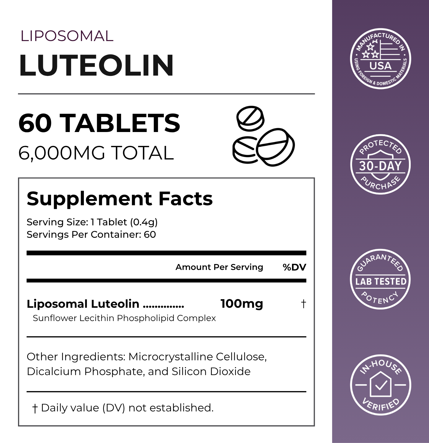Liposomal Luteolin