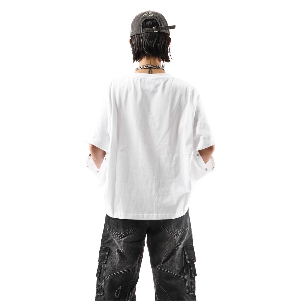 "TRIBAMETAL" LOGO TRNSFRMR L/S - ONYX