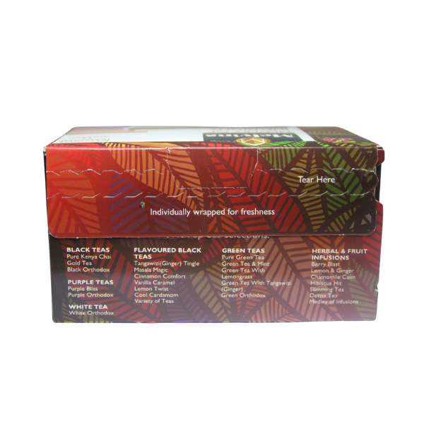 Melvins herbal infusion tea flavors and blend information