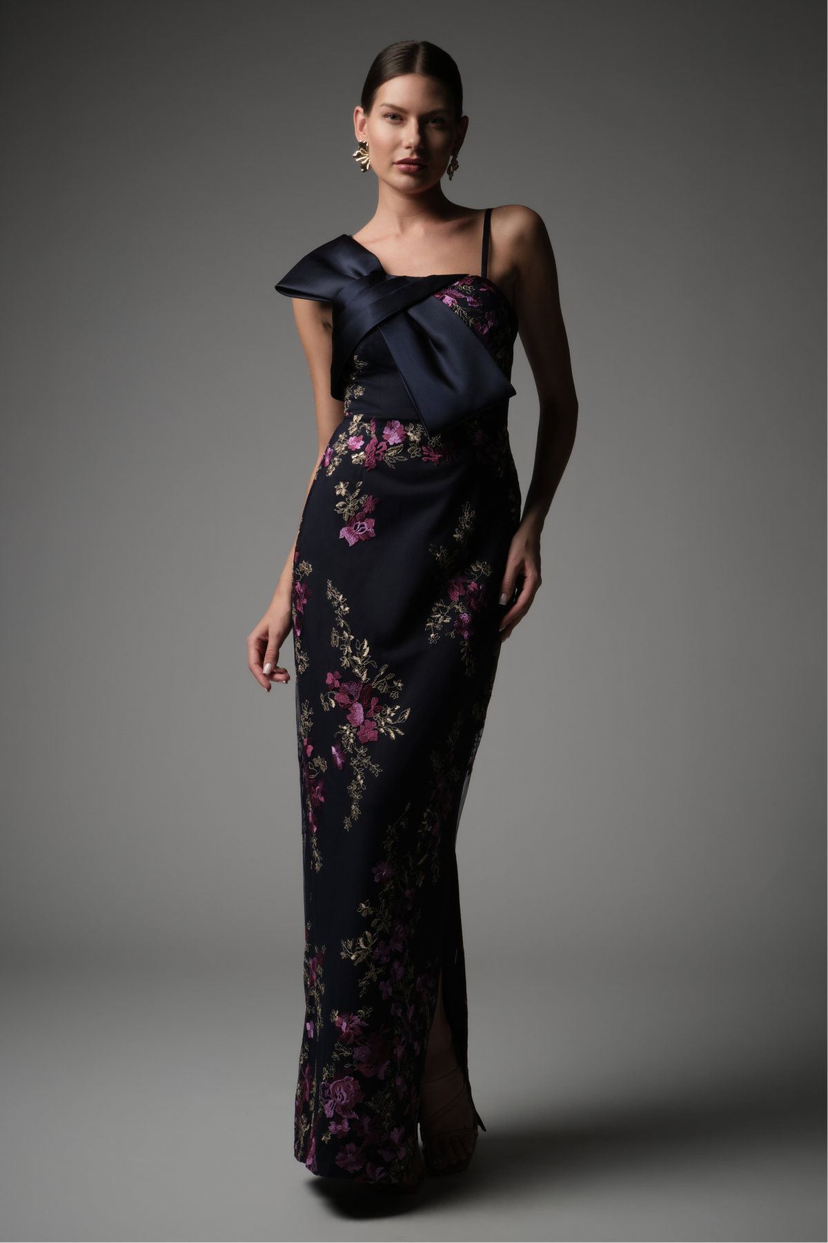 Piper Bow Detail Gown