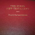 THE GREEK NEW TESTAMENT - FOURTH REVISED EDITION