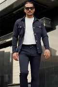 The Luxe Jacket (NAVY)