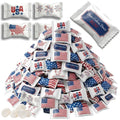 USA Flag Buttermints 220ct | Individually Wrapped Patriotic Butter Mints | American Flag Candy for 4th of July, Memorial Day, Veterans Day & Military Party Favors