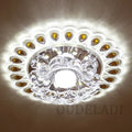 DecorBites™ Crystal Glass LED Ceiling Spot Light for Home Decor