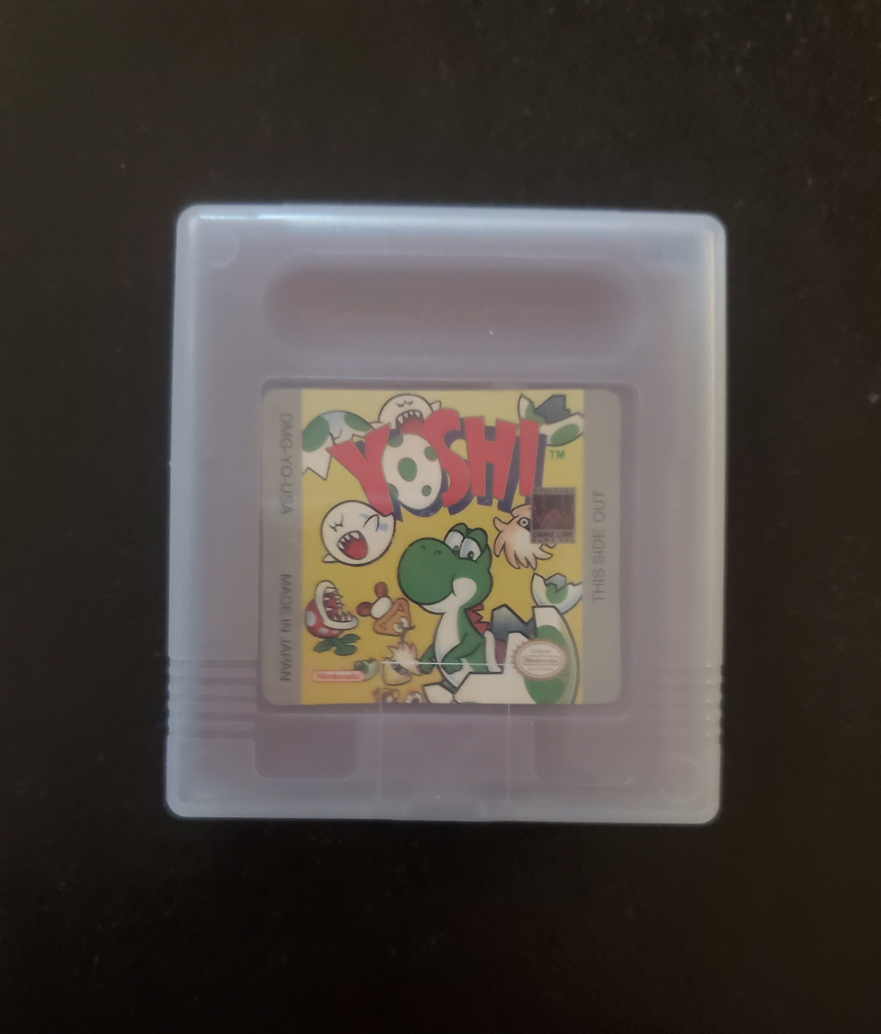 Yoshi GB Video Game Catridge Gameboy 1991