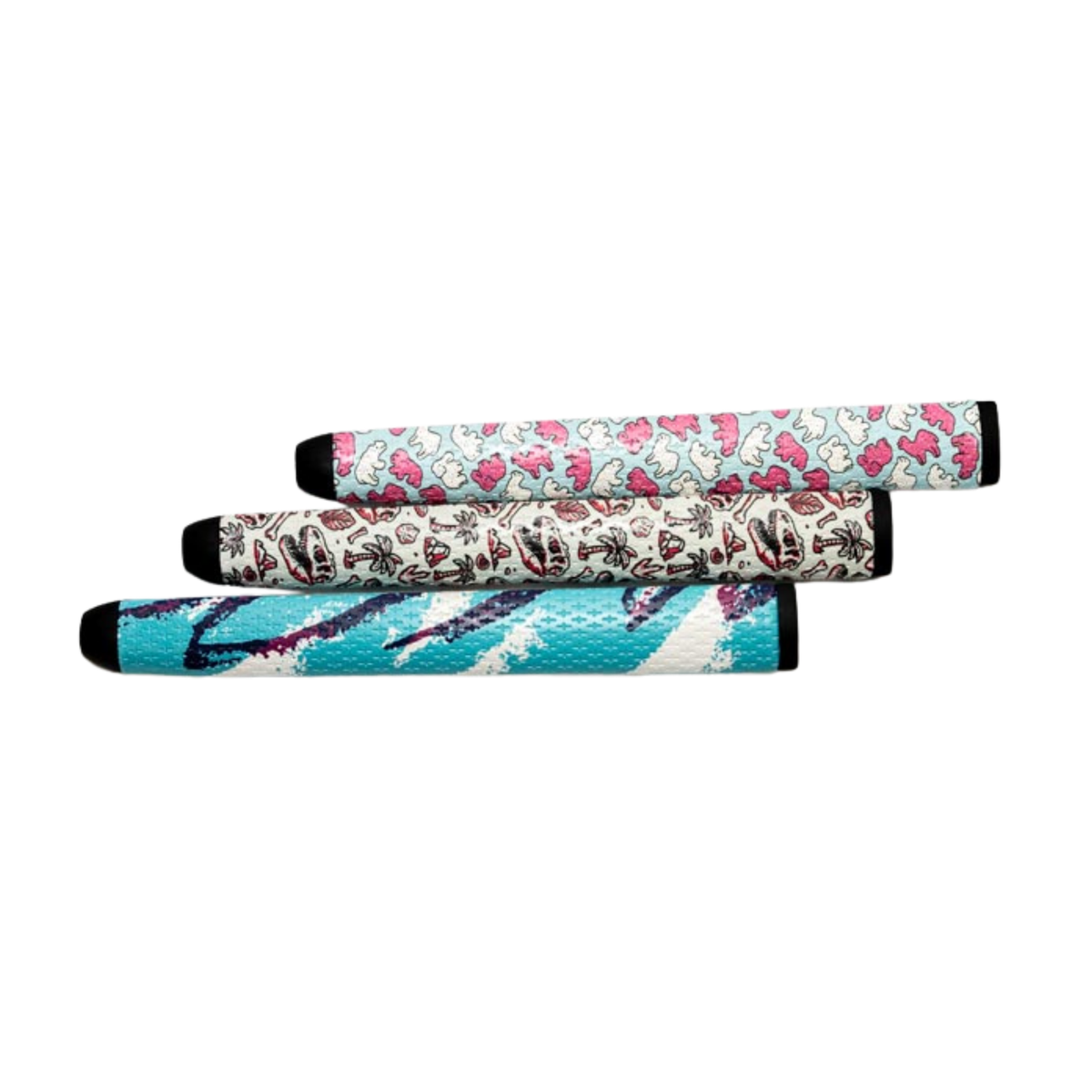 "Fossil Fairways" Putter Grip | Midsize | Premium PU Material | Stable Feel | Golf | T-Rex Dinosaur