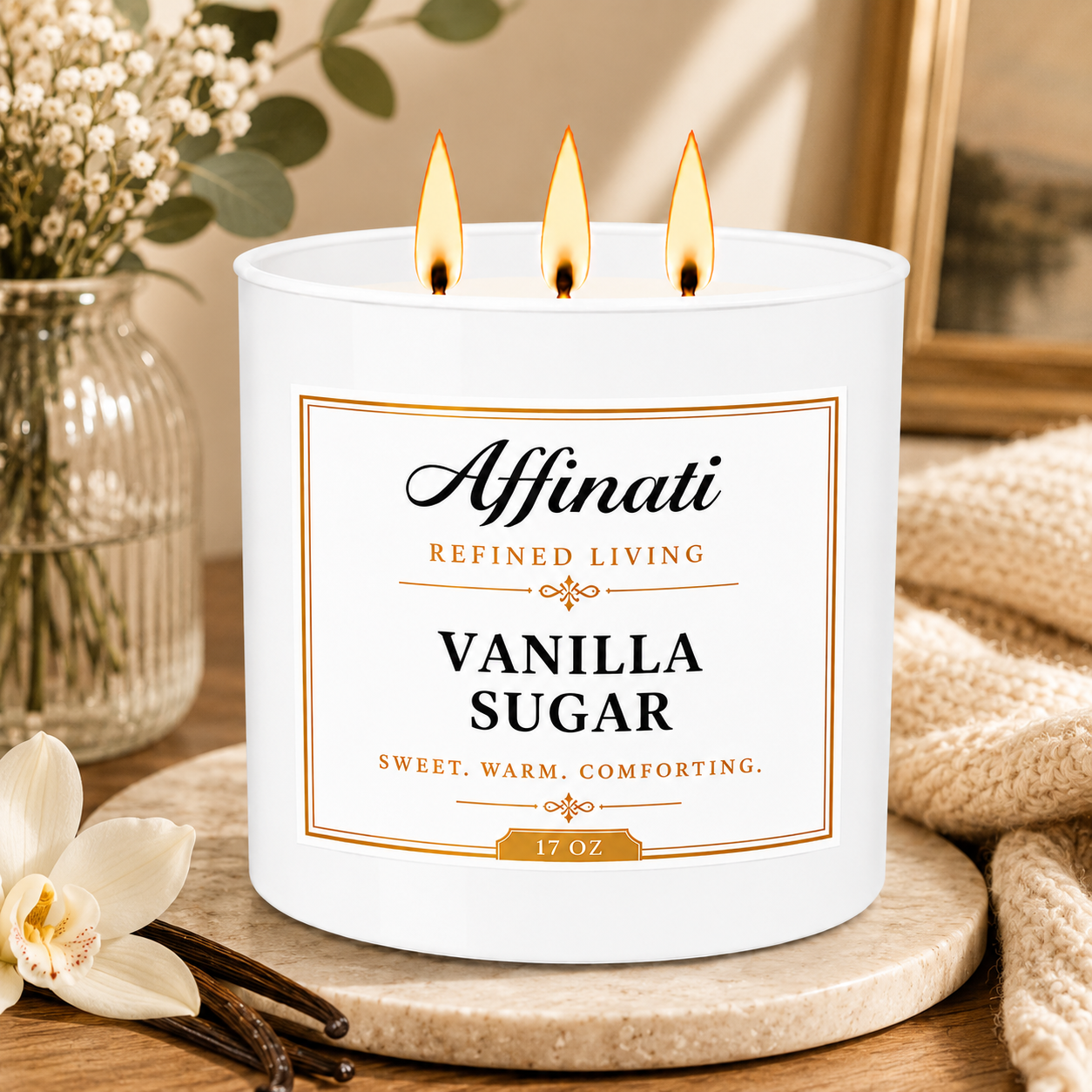 Vanilla Sugar 3-Wick Candle