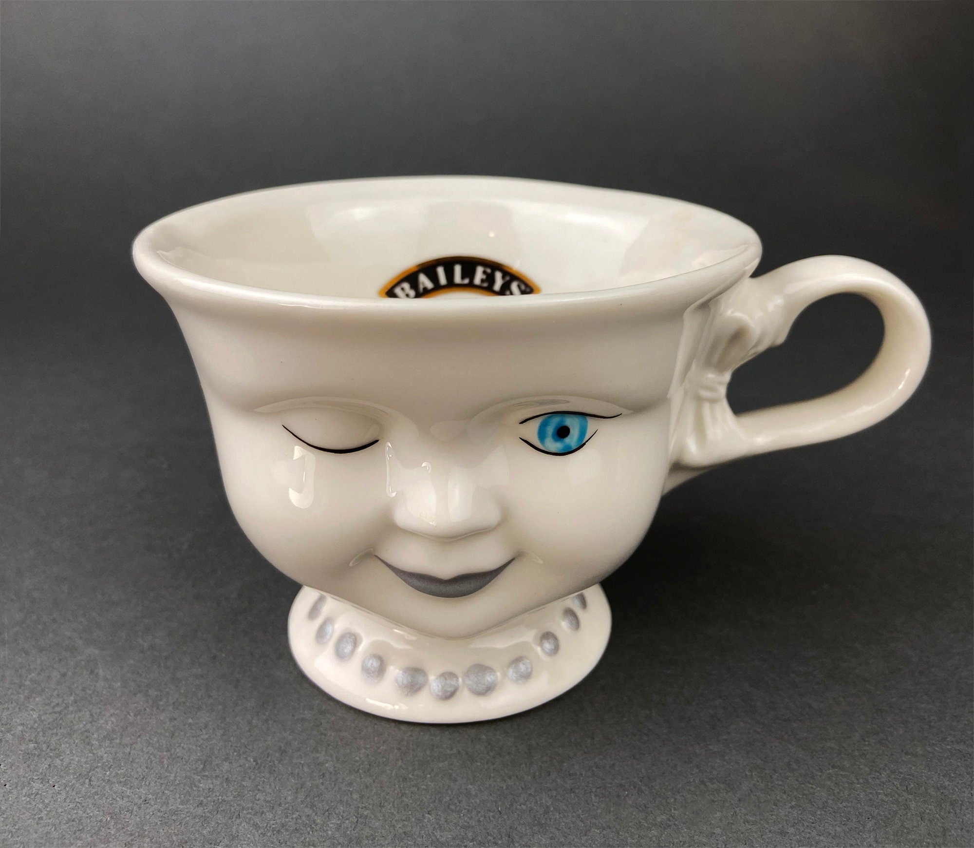 Vintage Bailey's Irish Cream Winking Face Cups - Set of Five