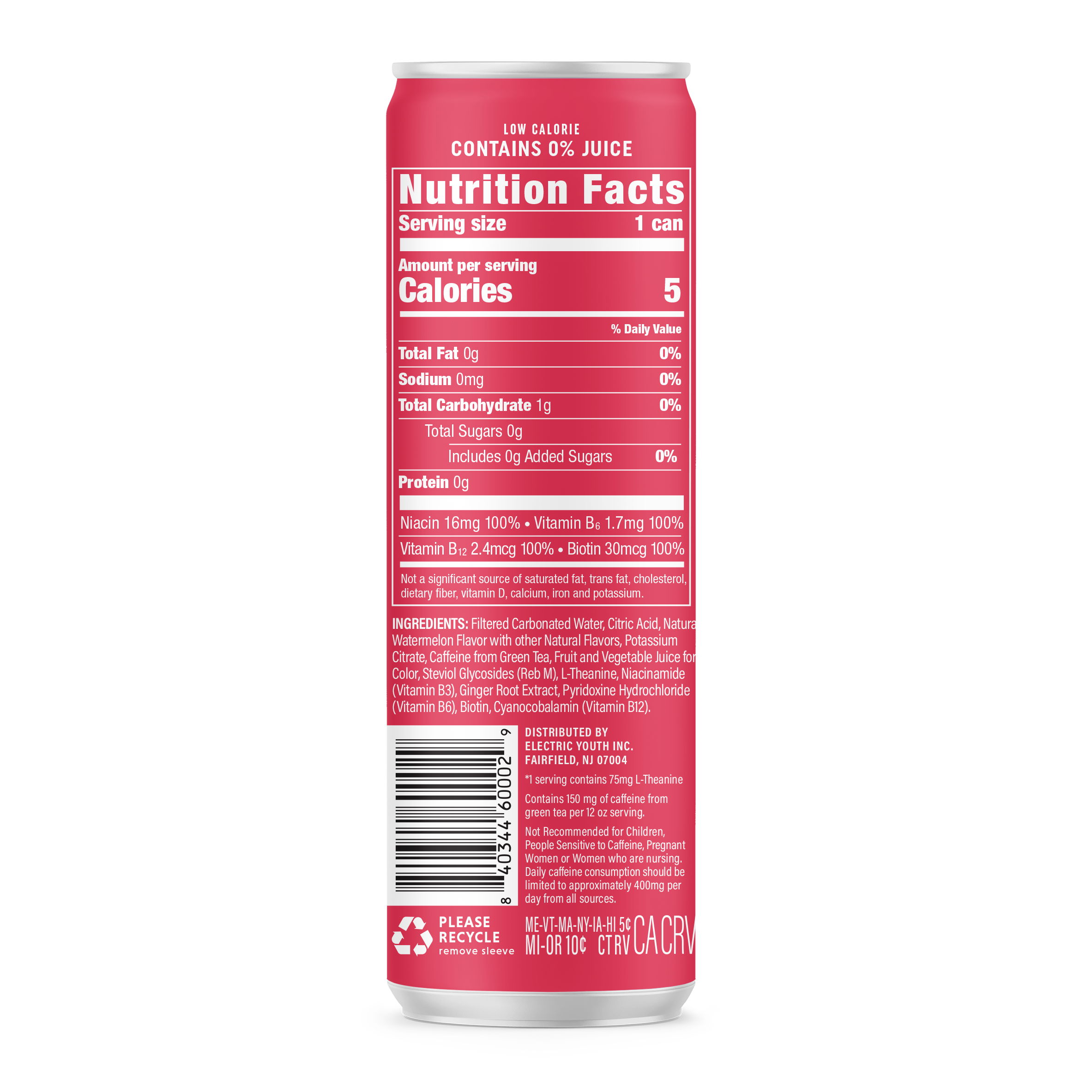 Energy Drink - Sparkling Watermelon Splash
