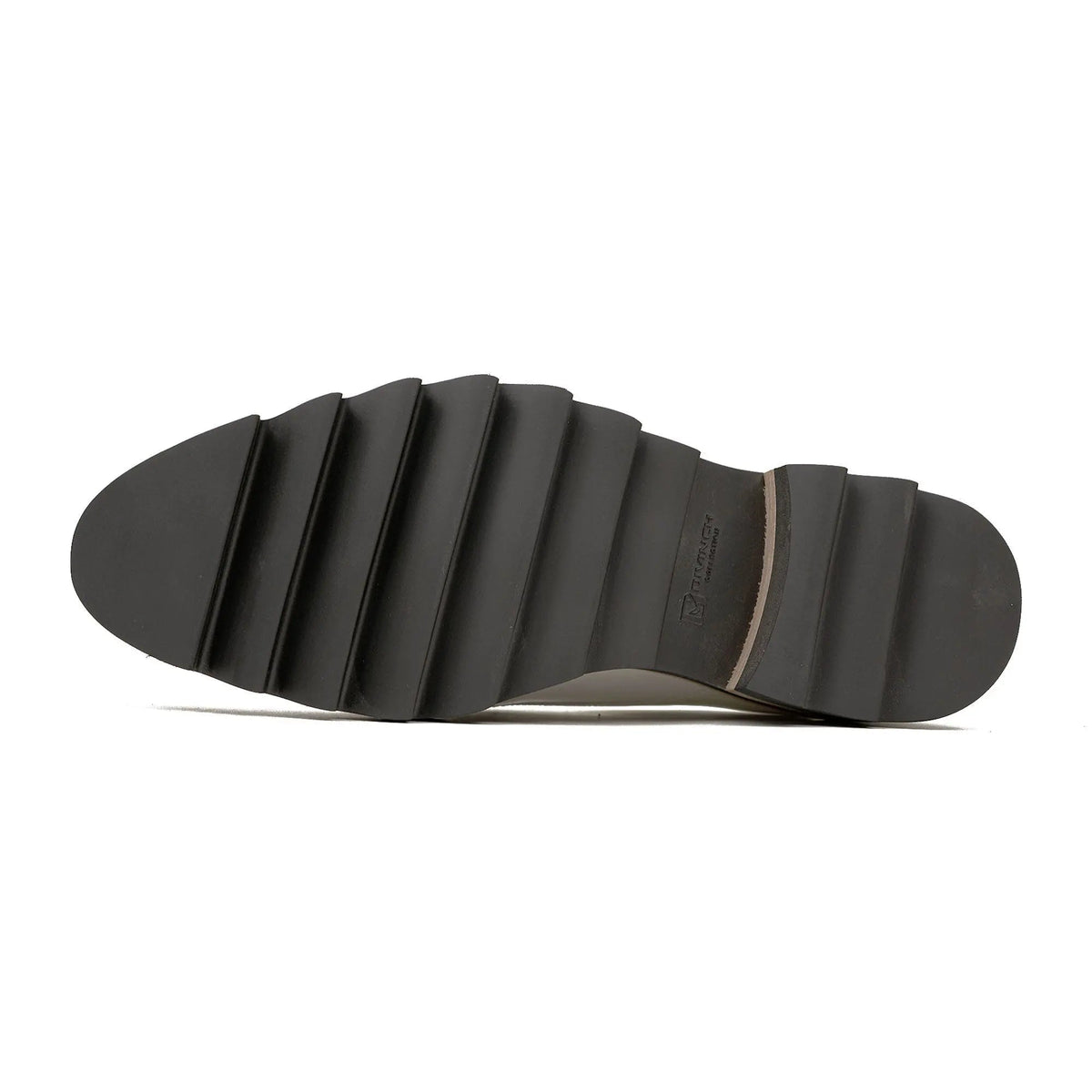 Ivory-White Single Monk Shoes with Gold-Tone Buckle