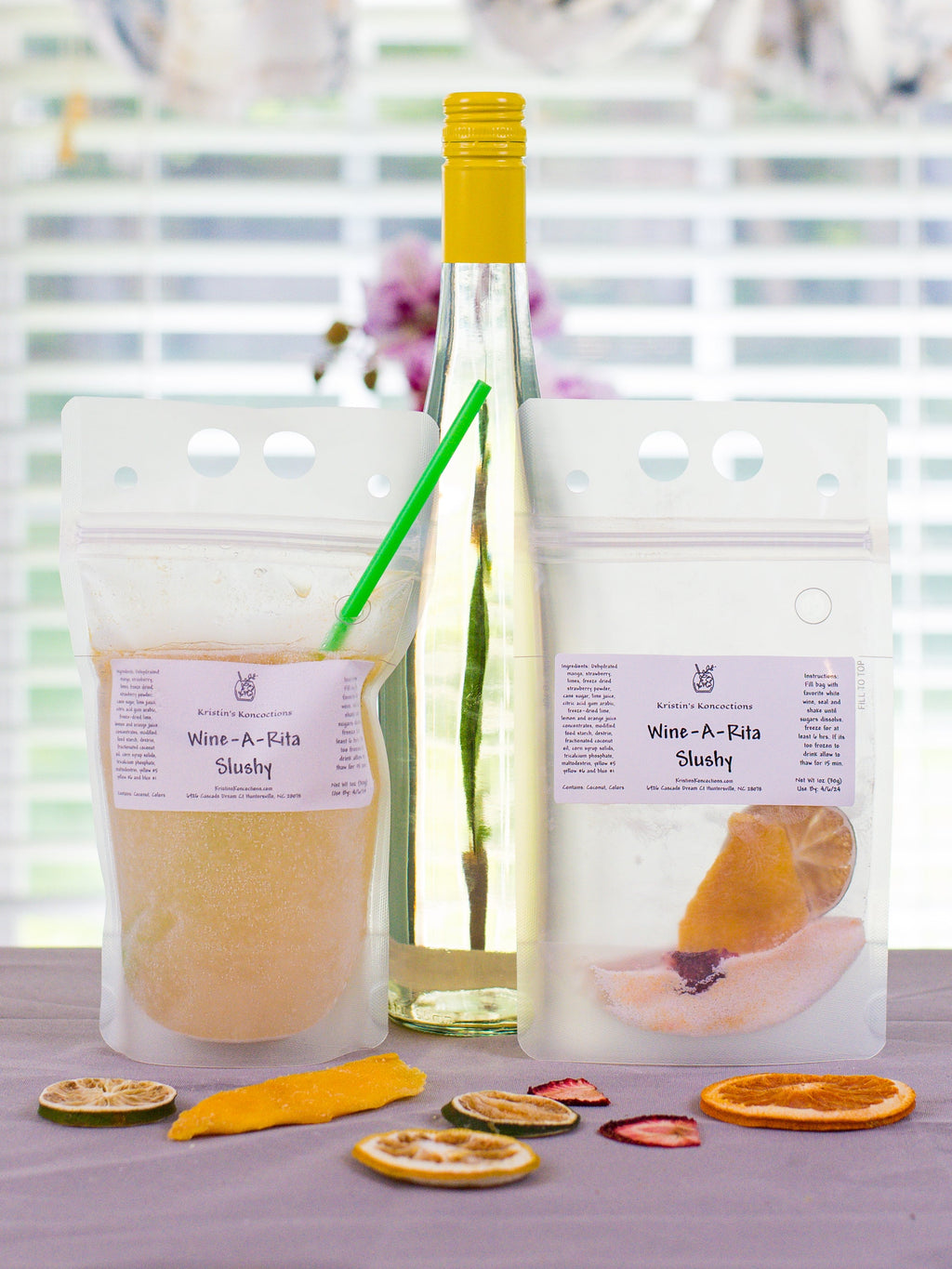 Wine Slushy Pouches - Pool & Beach Safe!