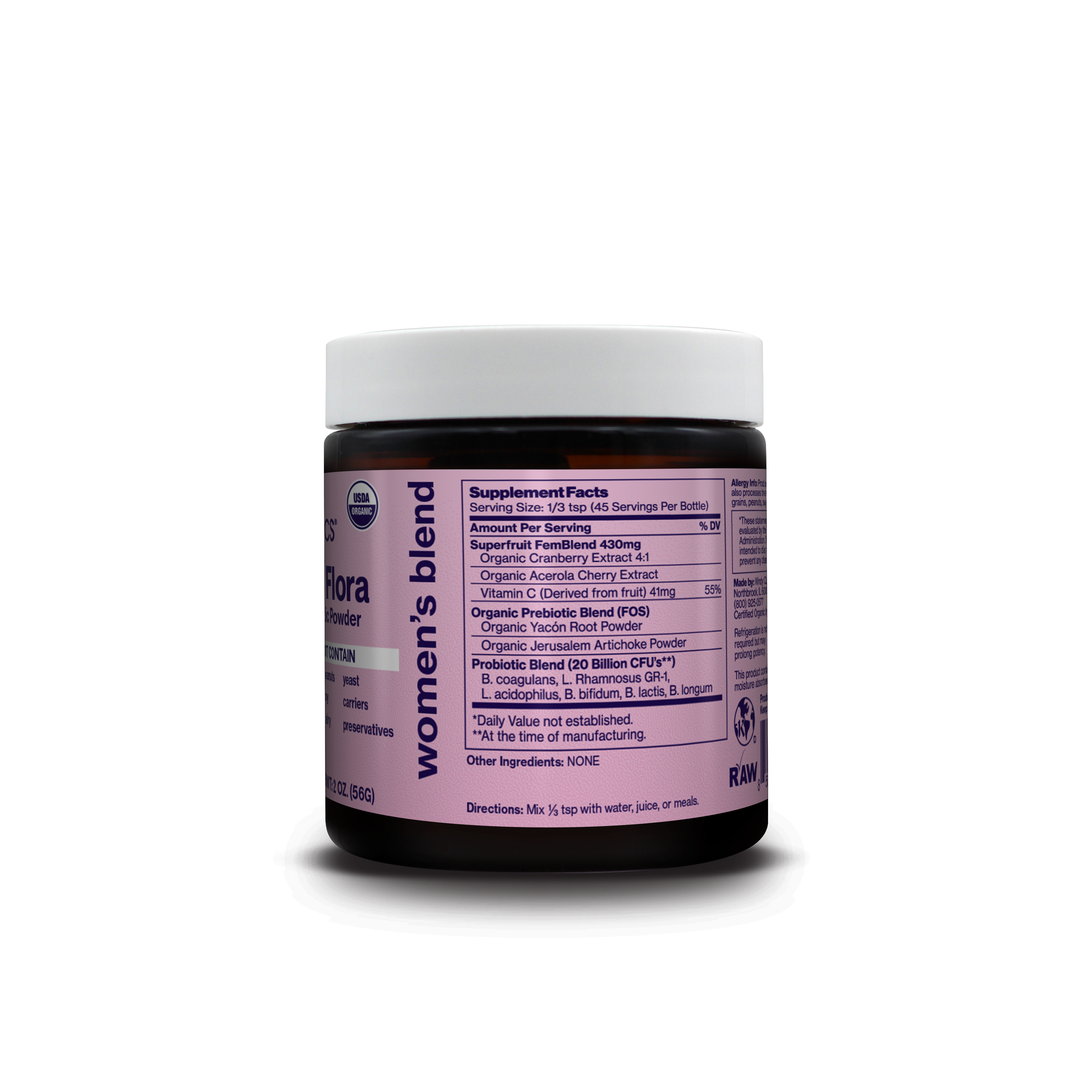 Friendlier Flora - Probiotic & Prebiotic Powder - Women's Blend
