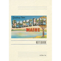 Vintage Lined Notebook Greetings from Sebago Lake - Paperback