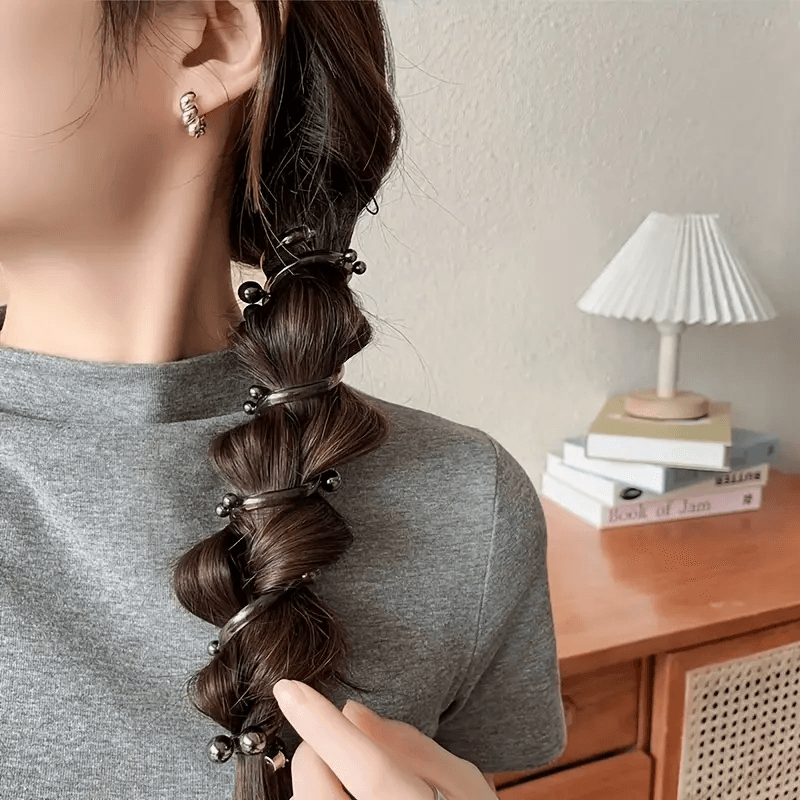 Dreamy Spiral Hair Ties – No Crease, No Breakage, Just Comfort!