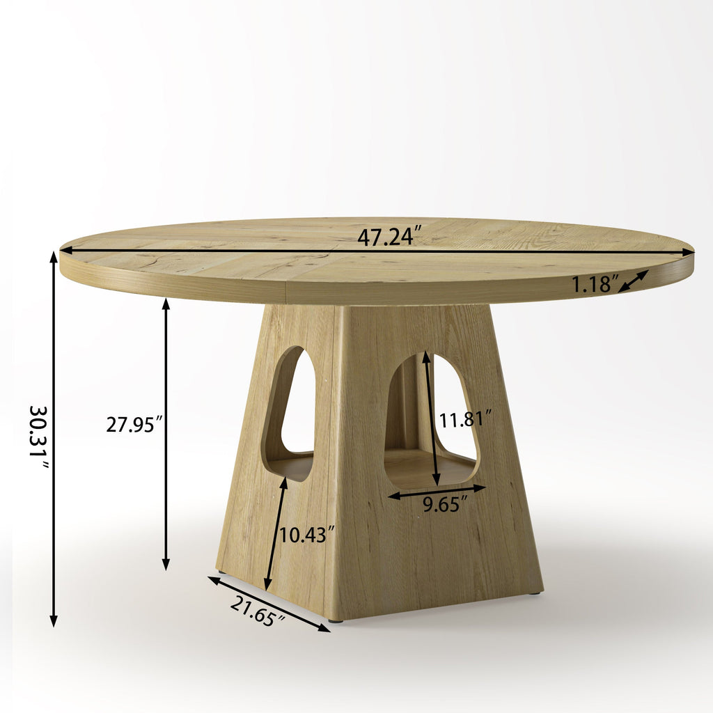 Round Dining Table for 4-6