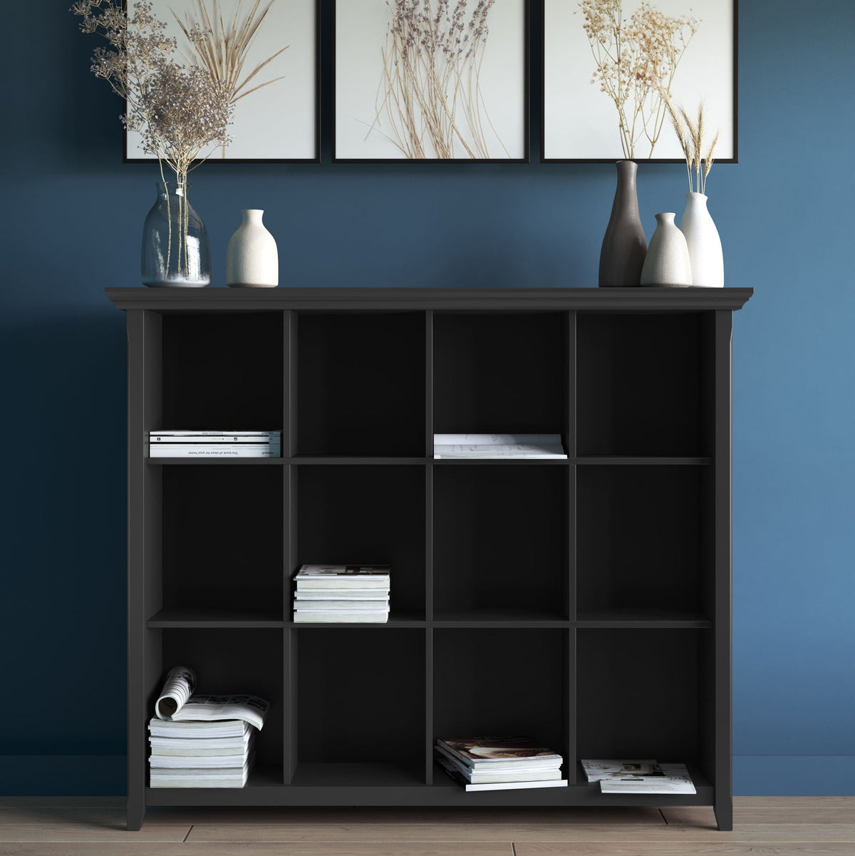 Handcrafted Cube Storage Organizer with Multiple Cubbies - Choose Color