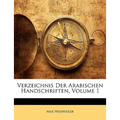 Verzeichnis Der Arabischen Handschriften - Paperback