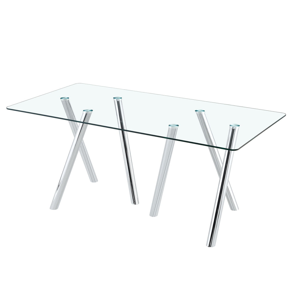 Dining Table With Transparent Surface