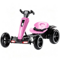 12V Electric Kids Pedal Go Kart - Magenta