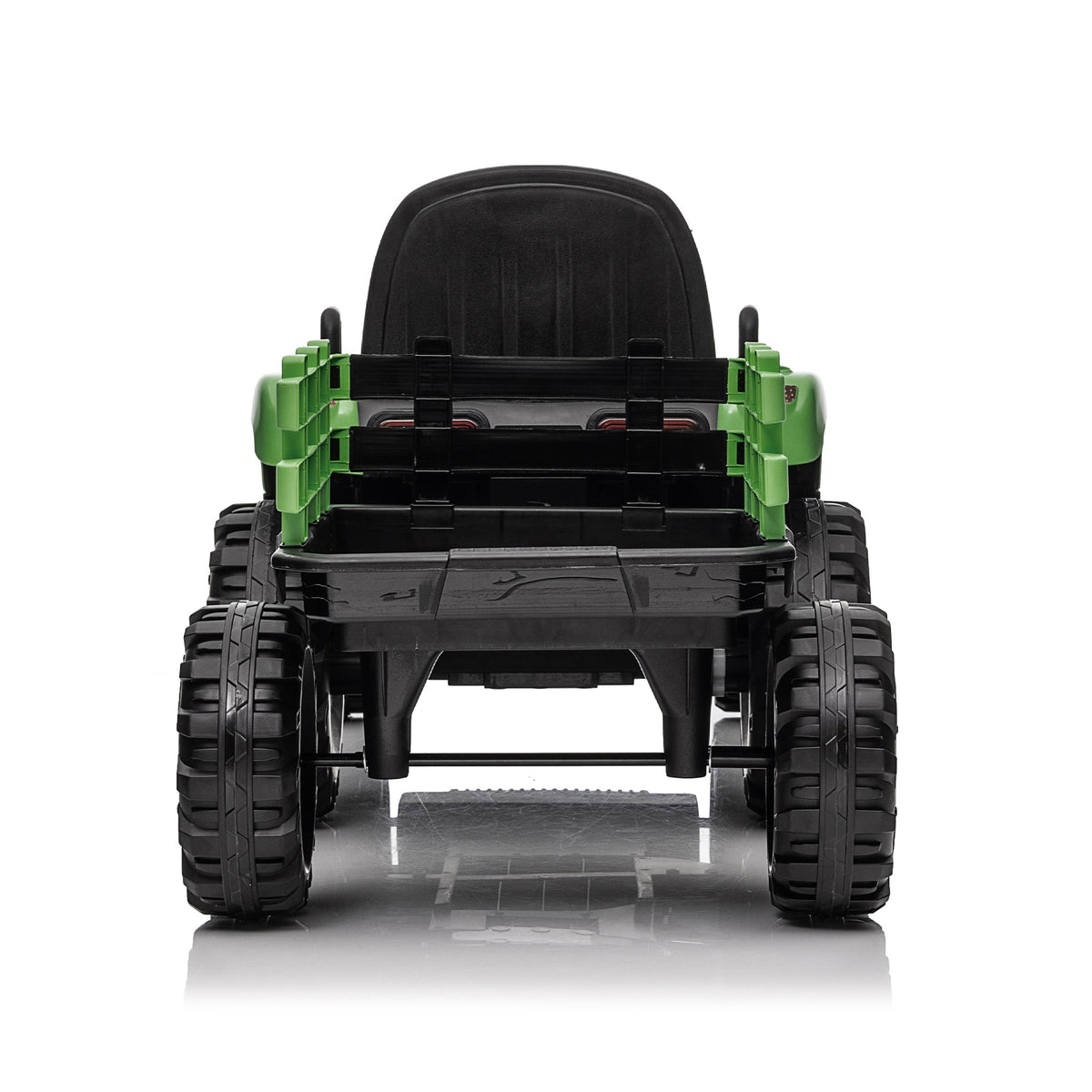 Ride On Tractor with Trailer, 24V Powered Electric Toy for Kids