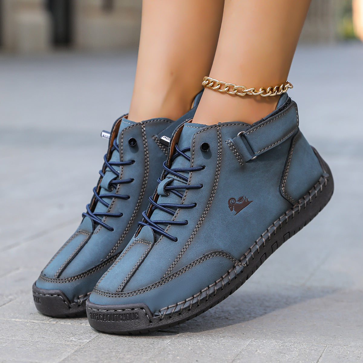 Couples Flat Dress Shoes And Martin Boots