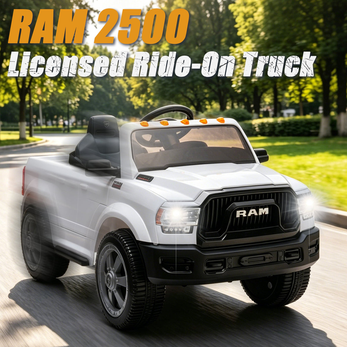 Licensed RAM 2500 12V Large Kids Ride On Electric Pickup