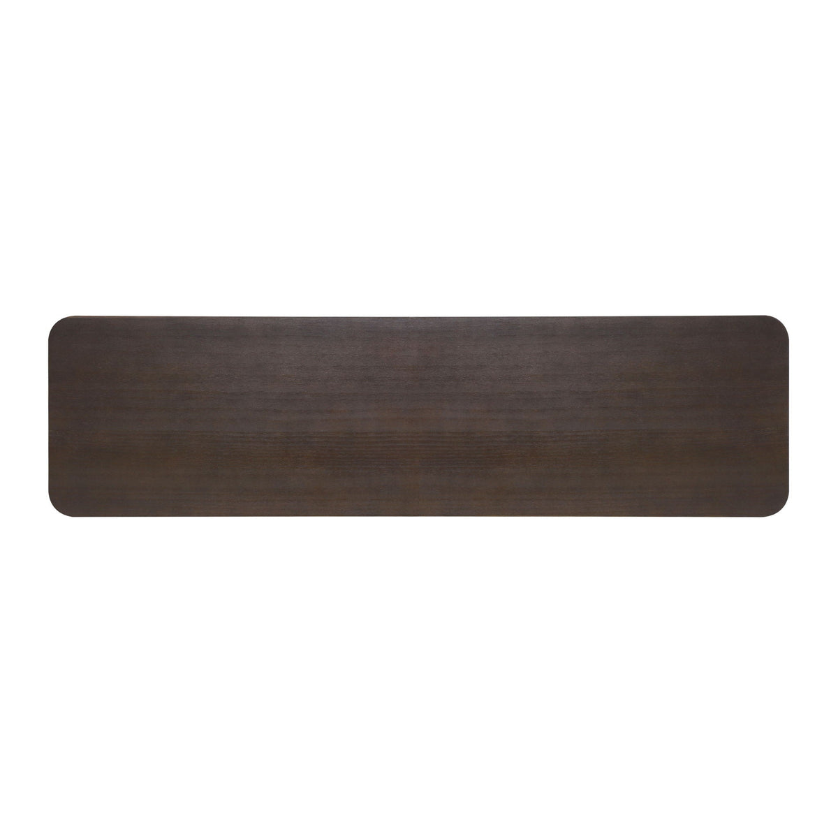 Console Table With Open Arch Cutouts For Living Room Hallway - Espresso