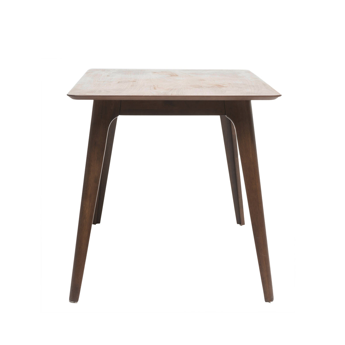 Mid-Century Modern Rubberwood Dining Table