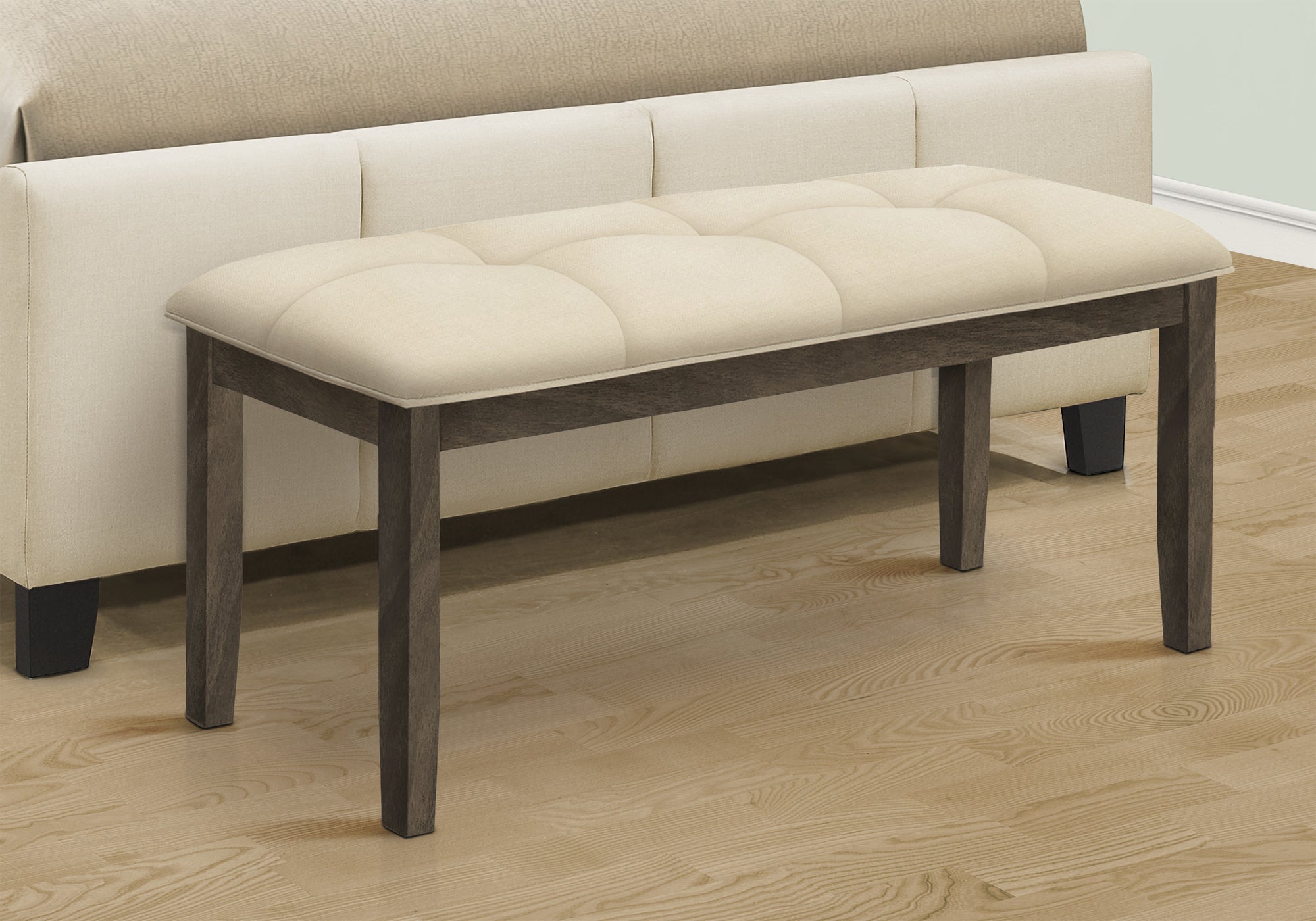 44" Rectangular Upholstered Bench