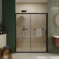 60-in W x 72-in H Single Sliding Shower Door