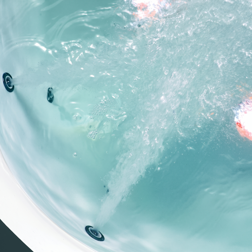 59" Corner Whirlpool Bathtub with Hydro Massage Jets - White Acrylic