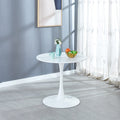 31.5" White COLOR TOP Tulip Table