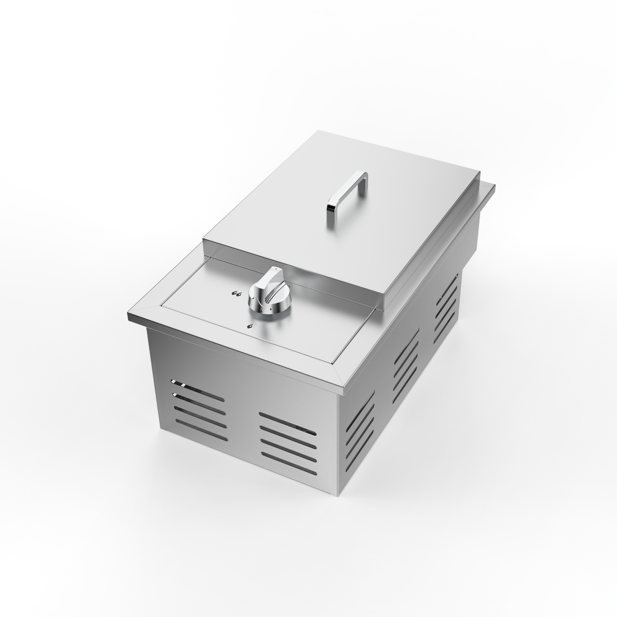 Single Grilling Side Burner with 15,000 BTU - Stainless Steel