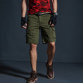 Summer Mid-length Pants Trendy Brand Loose-fit Mens Green Camouflage For Summer