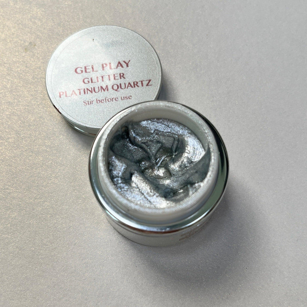 Akzentz Gel Play - Glitter Platinum Quartz
