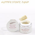 Akzentz Gel Play - Glitter Silver Sand