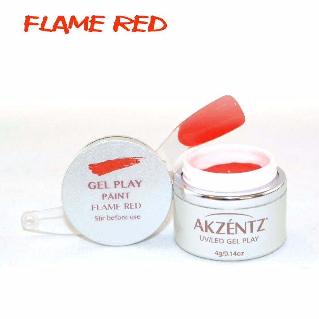 Akzentz Gel Play - Paint Flame Red