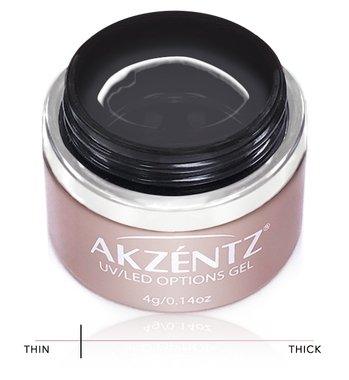 Akzentz Options Soak-Off Gel - Crystal Clear 4g Jar