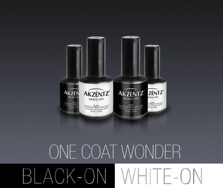 Akzentz White-On No-Cleanse Top Color for Chrome